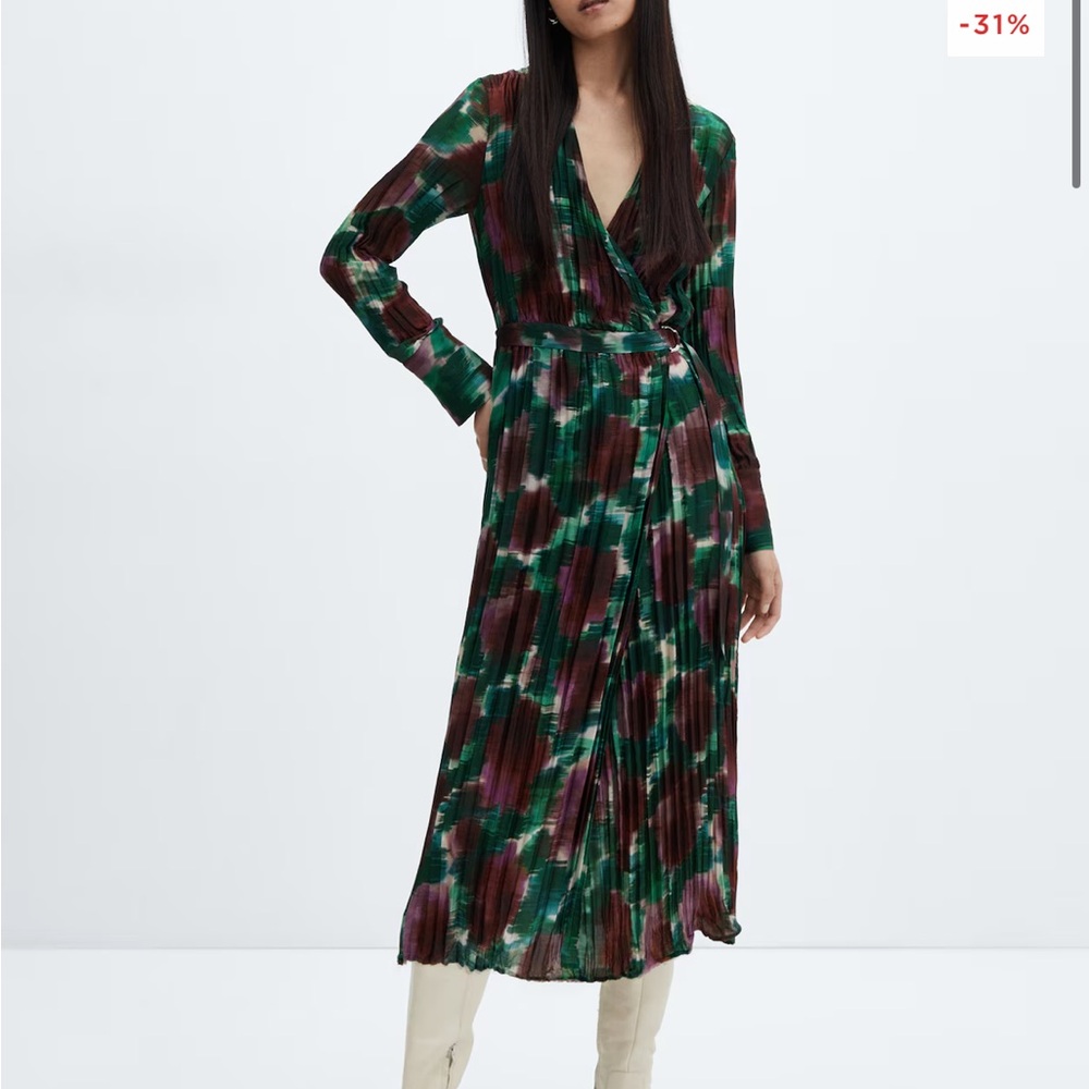 MANGO wrap dress